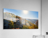 Coopers Rock panorama in West Virginia with fall colors  Acrylic Print