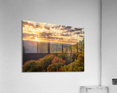 Sunset over Morgantown seen from Coopers Rock  Acrylic Print