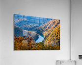 Sunrise over Cheat river from Coopers Rock  Acrylic Print