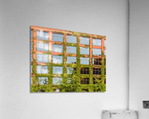Modern Chicago office covered with plants  Impression acrylique