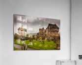 Graveyard by Stokesay castle in Shropshire  Acrylic Print