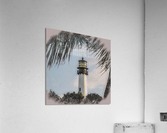Charcoal Cape Florida lighthouse   Impression acrylique