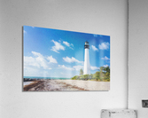 Painting of Cape Florida lighthouse  Impression acrylique
