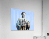 Dante statue with Divine Comedy in Meridian Hill park  Acrylic Print