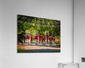 British Redcoats in marching band  Impression acrylique
