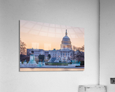 Sunrise behind the dome of the Capitol  Acrylic Print