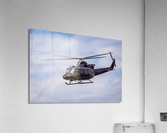 Bell 412 Helicopter coming in to land  Acrylic Print