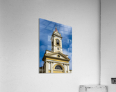 Punta Arenas cathedral church in main square in Chile  Impression acrylique