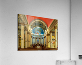 Interior of Roman Catholic cathedral in Punta Arenas Chile  Impression acrylique