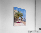 Promenade in Al Shindagha district and museum in Dubai  Acrylic Print