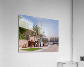Dhow in Al Shindagha district and museum in Dubai  Acrylic Print
