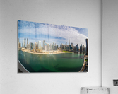Construction of offices and apartments of Dubai Business Bay   Acrylic Print