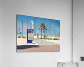 Sign for access to Jumeirah beach for wheelchair users  Impression acrylique