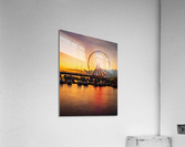 Digital art of Ferris wheel at National Harbor  Acrylic Print