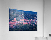Downtown campus of West Virginia university at dusk  Acrylic Print