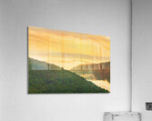 Painting of Cheat River gorge at sunrise near Raven Rock  Acrylic Print