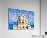 Dome and statue of the State Capitol building in St Paul  Impression acrylique