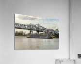 Paddle Steamer American Queen departs from Natchez Mississippi  Impression acrylique