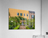 Small tree filled garden in French Quarter of New Orleans  Acrylic Print