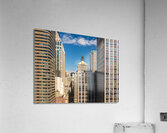 Office buildings panorama around 45th Street in New York  Acrylic Print