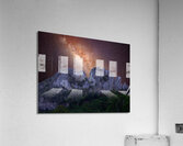 Galaxy over Seneca Rocks in West Virginia  Acrylic Print