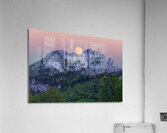 Supermoon over Seneca Rocks in West Virginia  Acrylic Print