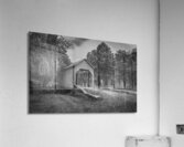 Dents Run Covered bridge near Morgantown WV in monochrome  Acrylic Print
