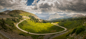 Large horseshoe bend on Cottonwood pass