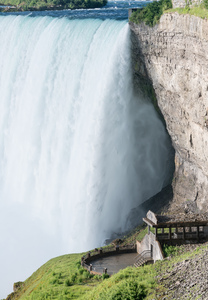 Viewing platform Canadian Horseshoe Falls at Niagara