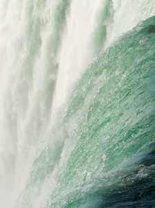 Detail of Canadian Horseshoe Falls at Niagara
