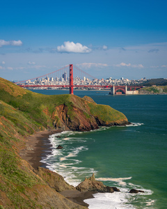 Marin Headlands and Golden Gate Bridge