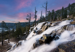 Sunrise over Lower Eagle Falls Lake Tahoe