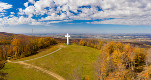 Great Cross of Christ in Jumonville near Uniontown Pennsylvania
