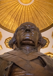 Head of the statue of George Washington