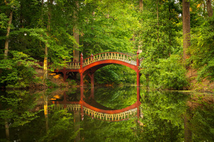 Crim Dell bridge at William and Mary college