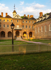 Wren Hall at William and Mary college in Williamsburg Virginia