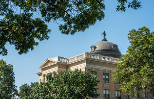 Historic Georgetown Courthouse in the town square in Texas