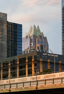 Frost Bank Tower in Austin said to resemble the head of an owl s