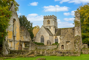 Minster Lovell in Cotswold district of England