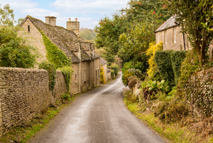 Minster Lovell in Cotswold district of England