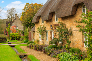 Minster Lovell in Cotswold district of England