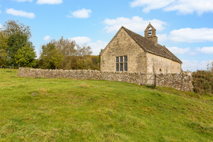 Exterior of St Oswald parish church Widford