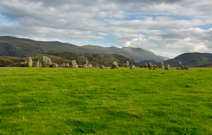 Buttermere panorama in Lake District