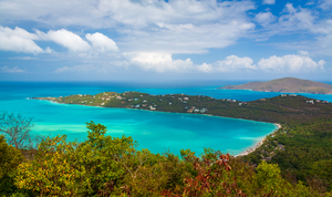 Panoramic view of Magens Bay
