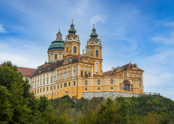 Exterior of Melk Abbey in Austria by Steve Heap