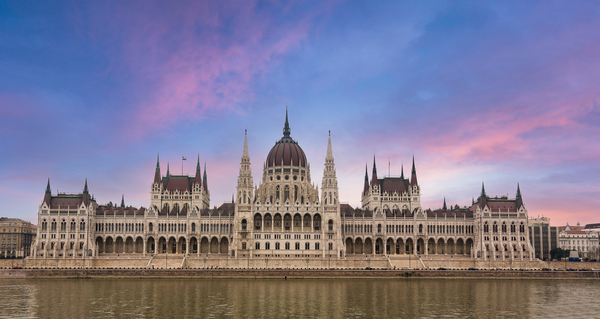 Hungarian Parliament Building in Budapest Print