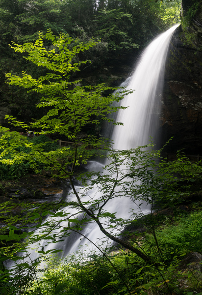 Dry Falls Waterfall near Highlands NC by Steve Heap