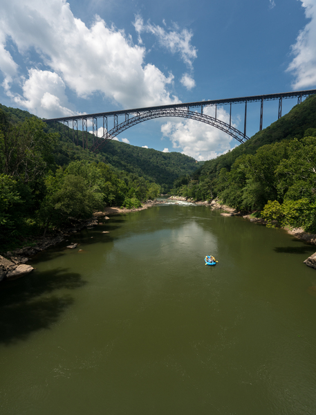 Rafters at the New River Gorge Bridge by Steve Heap