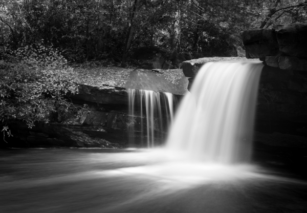 Waterfall on Deckers Creek near Masontown by Steve Heap