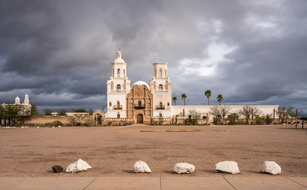 San Xavier del Bac Mission in Tucson Arizona by Steve Heap